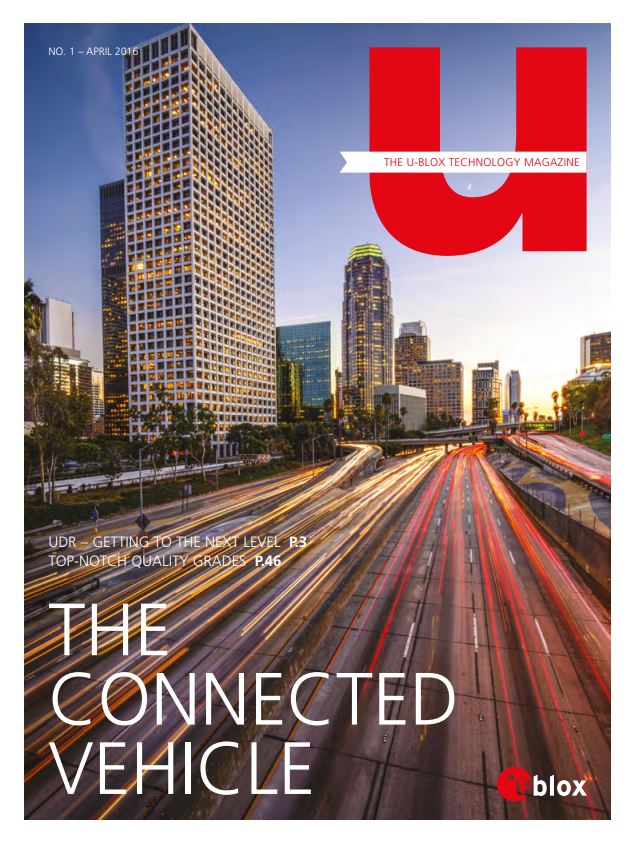 The cover of the Connected Vehicle Magazine